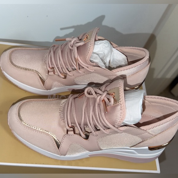 Michael Kors Blush Pink Women's Sneakers - Picture 3 of 12